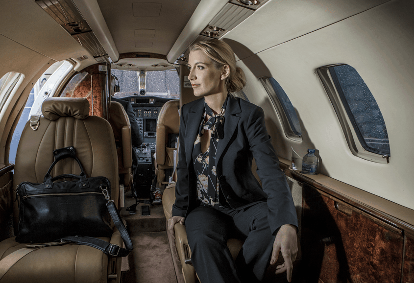 private jet arrival Business Taxi Holland